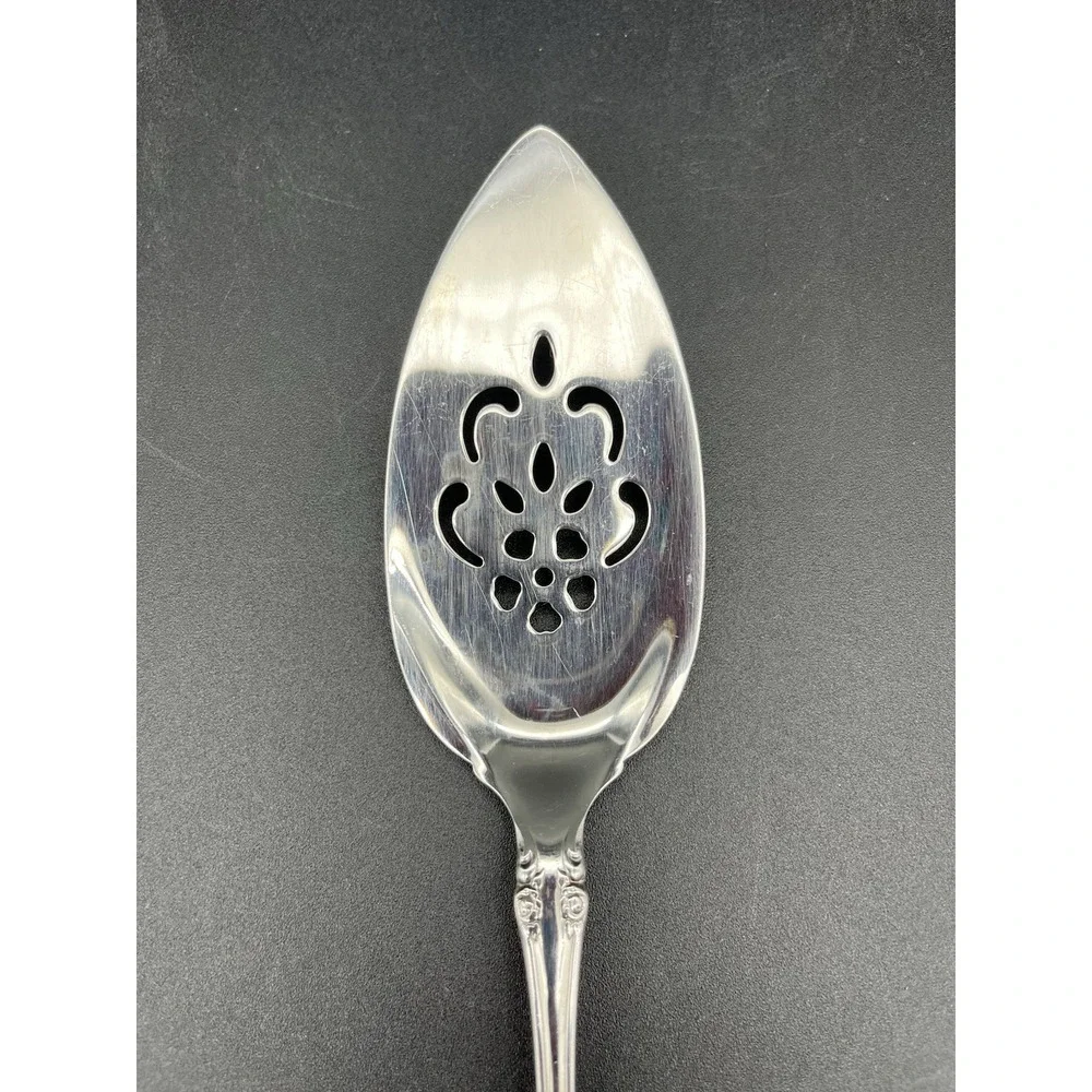 Pie Server Pierced Brahms Stainless By Oneida Silver